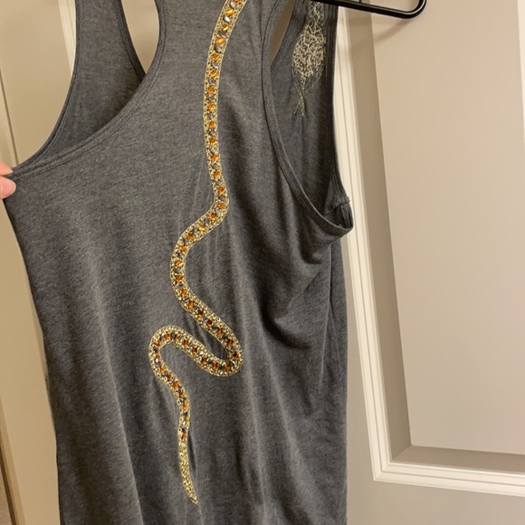 Haute Hippie Snake Back Tank. XS. - Picture 3 of 6